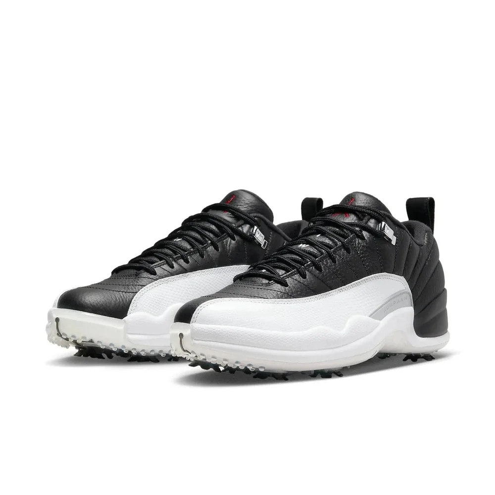 Size 9.5 - [NEW] Men's Nike Air Jordan 12 Low Golf Shoes White DH4120-010